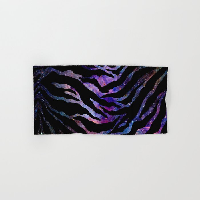 Tiger Stripes in Space Hand & Bath Towel