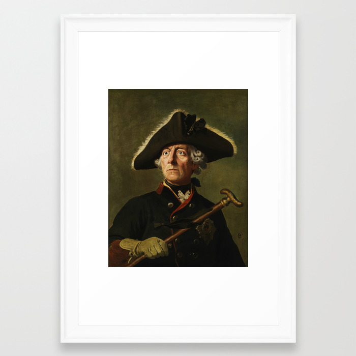 Frederick The Great Painting Framed Art Print By Warishellstore