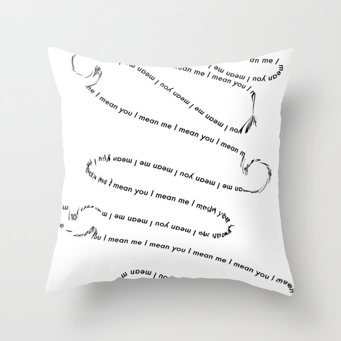 It's all about me Throw Pillow