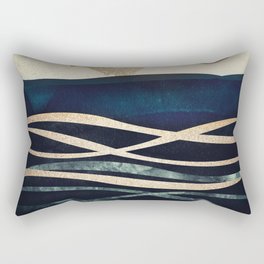 Midnight Beach Rectangular Pillow