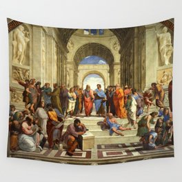 School Of Athens Painting Wall Tapestry
