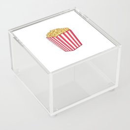 Funny and Cute Cartoon Popcorn design Acrylic Box