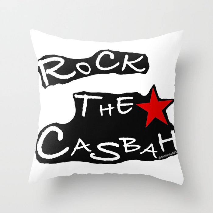 Rock The Casbah Throw Pillow
