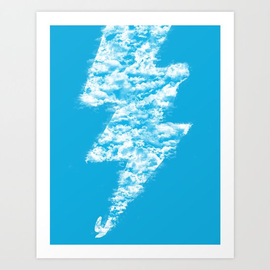 Lightning Peace Art Print