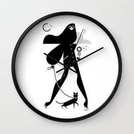 Catwalker Wall Clock