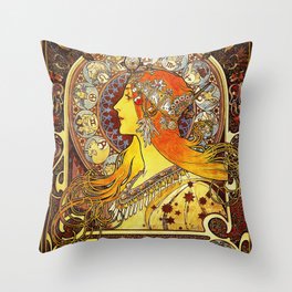 The Signs of the Zodiac Throw Pillow