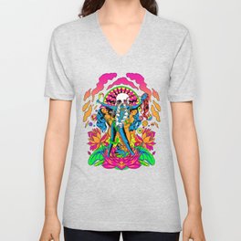Metal Goddess V Neck T Shirt