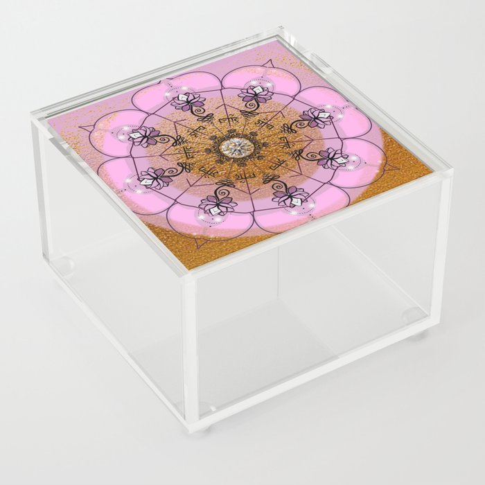 Unalome Mandala Acrylic Box
