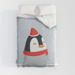 Christmas Penguin Comforter