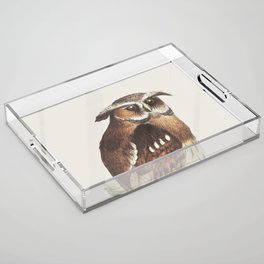Owl illustration Acrylic Tray