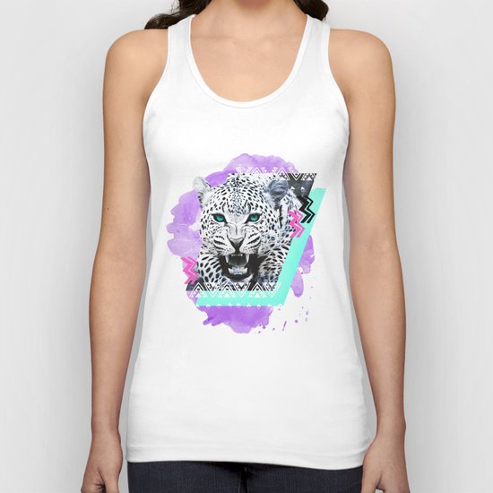Fierce Leopard Unisex Tank Top