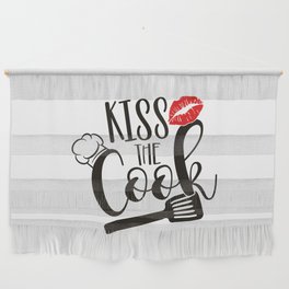 Kiss The Cook Wall Hanging