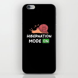 Hibernate Mode On With Snail iPhone Skin