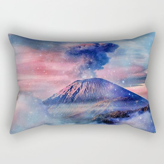 Active volcano Rectangular Pillow