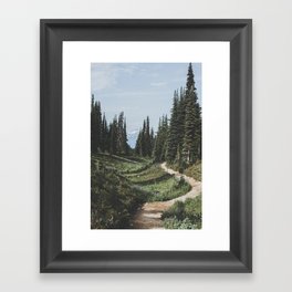 Mountain Trail Framed Art Print