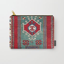 Kazak Southwest Caucasus Prayer Rug Print Carry-All Pouch
