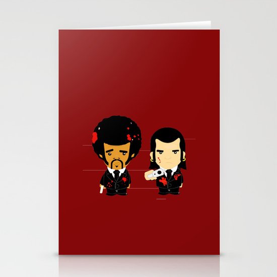 pulp fiction Stationery Cards