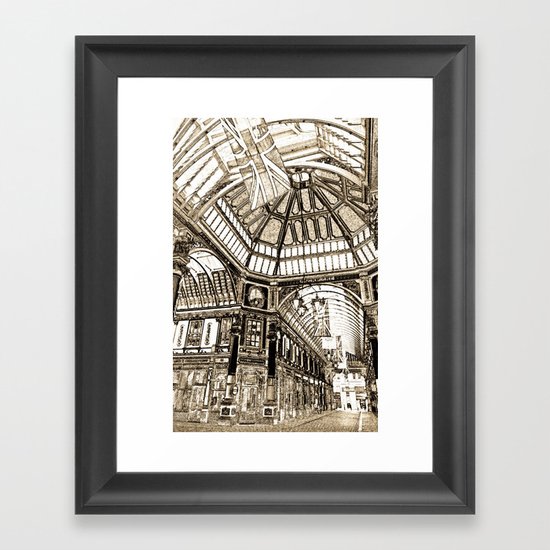 Leadenhall Market London Framed Art Print