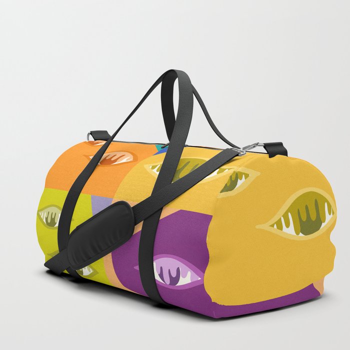 The crying eyes patchwork 3 Duffle Bag