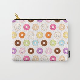 Happy Cute Donuts Pattern Carry-All Pouch