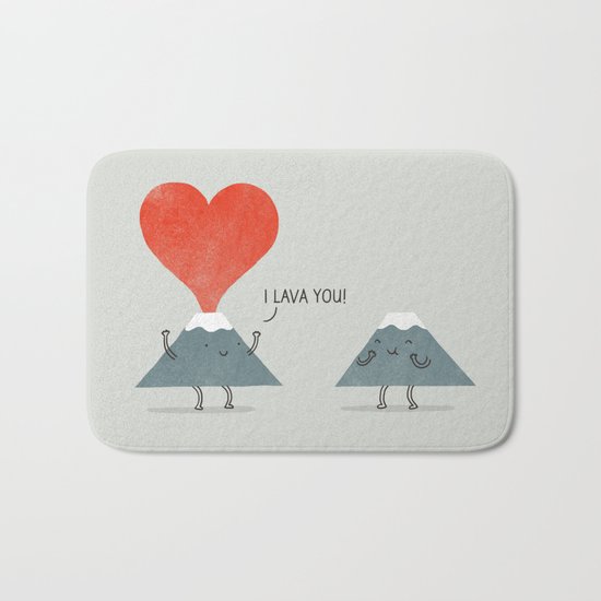 I Lava You Bath Mat