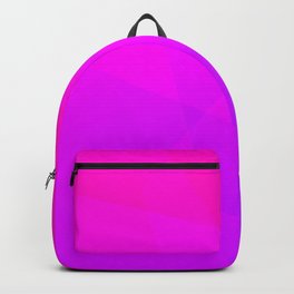 Pinkish Purple Backpack | Shape, Mix, Pink, Bright, Color, Abstract, Neon, Pop Art, Geometric, Tones 