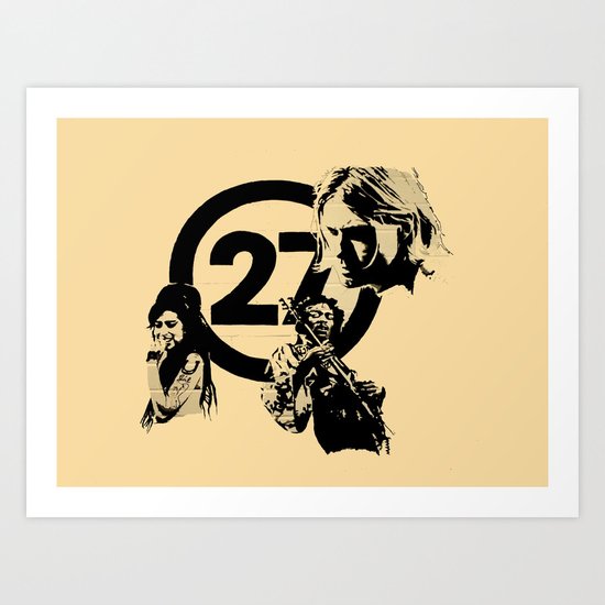 27 club Art Print