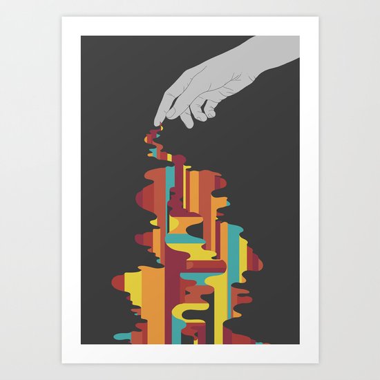 Colourbleed Art Print