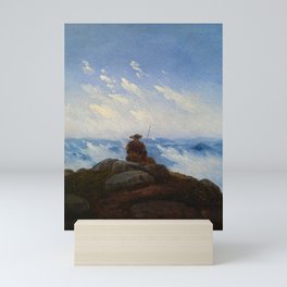 Wanderer on the Mountaintop - Carl Gustav Carus (1818) Mini Art Print