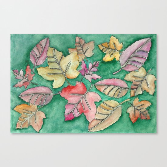 Fall Leaves Fall Canvas Print