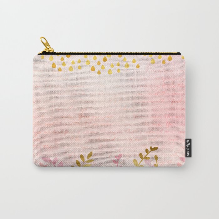 Orchid pink - golden rainforest Carry-All Pouch