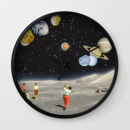 Cosmic Golf Wall Clock