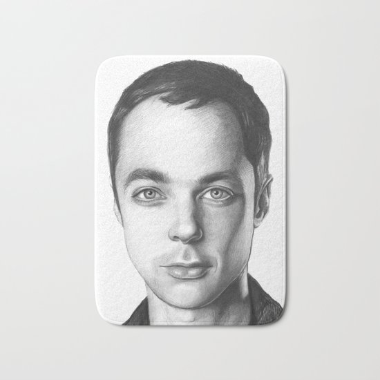 Sheldon Cooper BBT Portrait Bath Mat