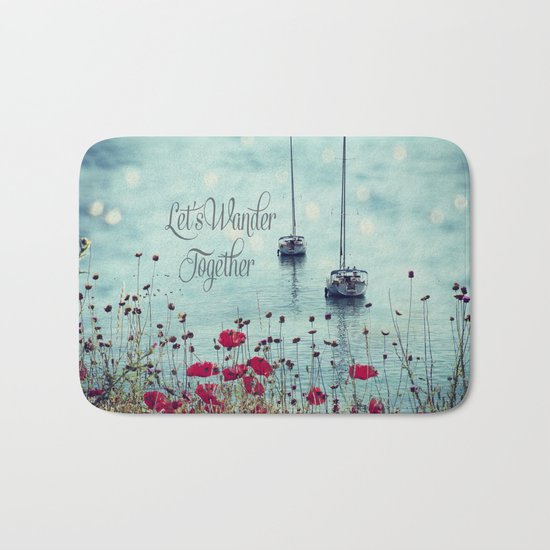 Let's Wander Together Bath Mat