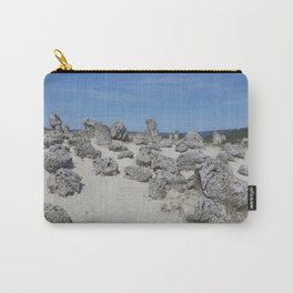 Stone forest Carry-All Pouch | Season, Varna, Landmark, Archaeology, Limestone, Summer, Nature, Stoneforest, Carved, Clouds 
