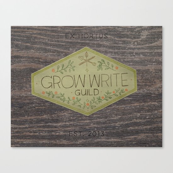 Grow Write Guild Seal Canvas Print