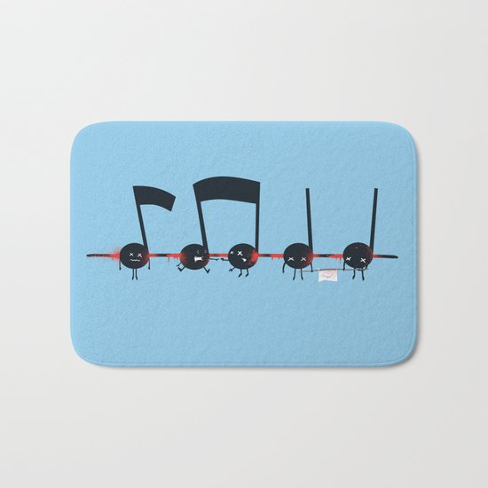 Dead Notes Bath Mat
