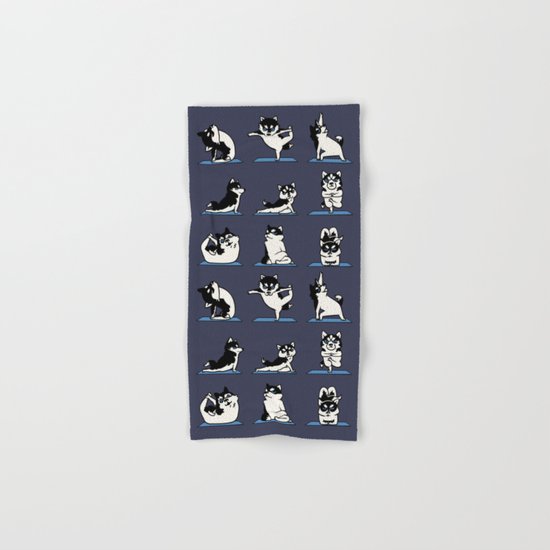 Husky Yoga Hand & Bath Towel