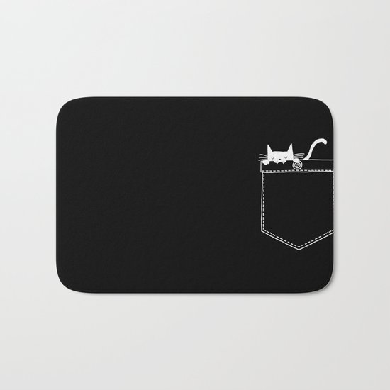 Pocket Cat Bath Mat