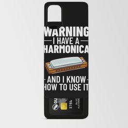 Harmonica French Harp Player Lessons Beginner Android Card Case