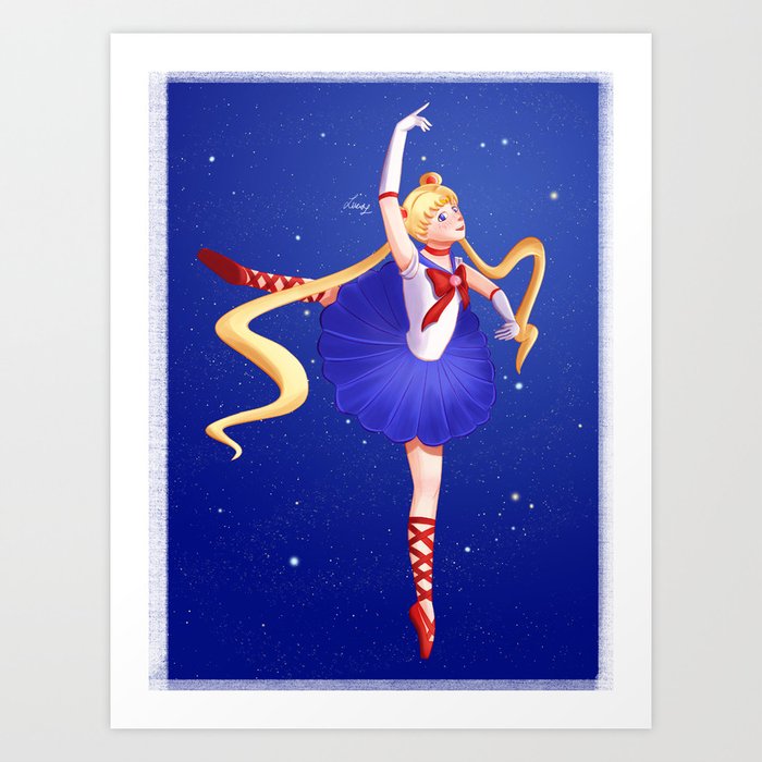 Sailor Ballet Art Print by Lucia L. Art | Society6