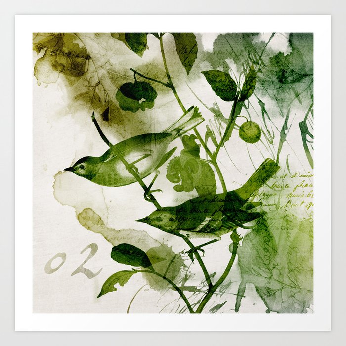 Birds (square 2) Art Print
