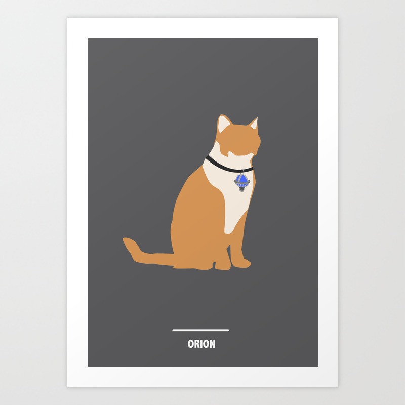 Orion Men In Black Art Print By Commeuneafficheaumur Society6