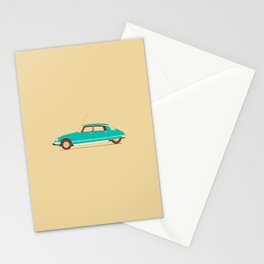 Blue Ride of the Retro Future Stationery Cards