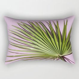 Palm on Lavender Rectangular Pillow