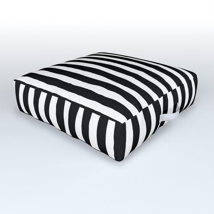 striped floor cushion