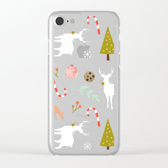 Christmas Spirit #society6 #decor #buyart Clear iPhone Case