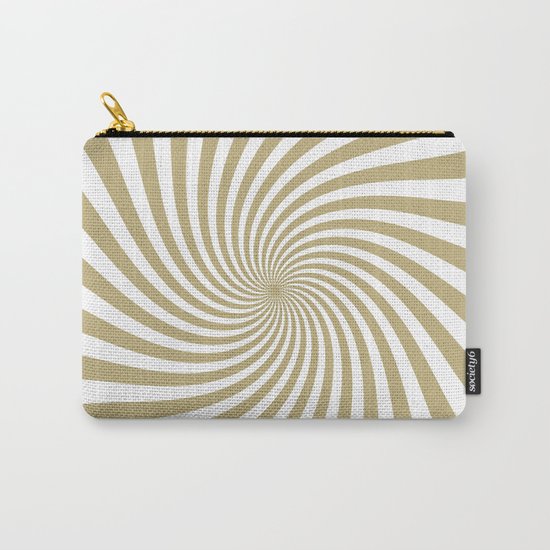 Swirl (Sand/White) Carry-All Pouch
