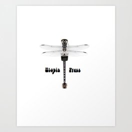 Utopia Press-Logo 2 Art Print
