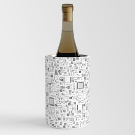 All Tech Line / Highly detailed computer circuit board pattern Wine Chiller